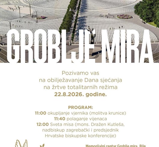 Misno slavlje i komemoracija na Groblju mira povodom Europskog dana sjećanja na žrtve totalitarnih režima
